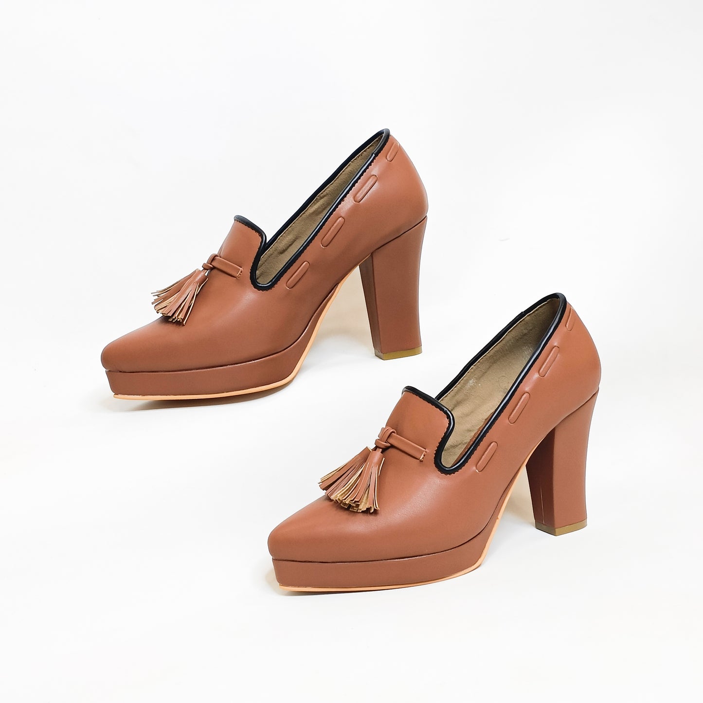 Vanessa Oxford Block Heels