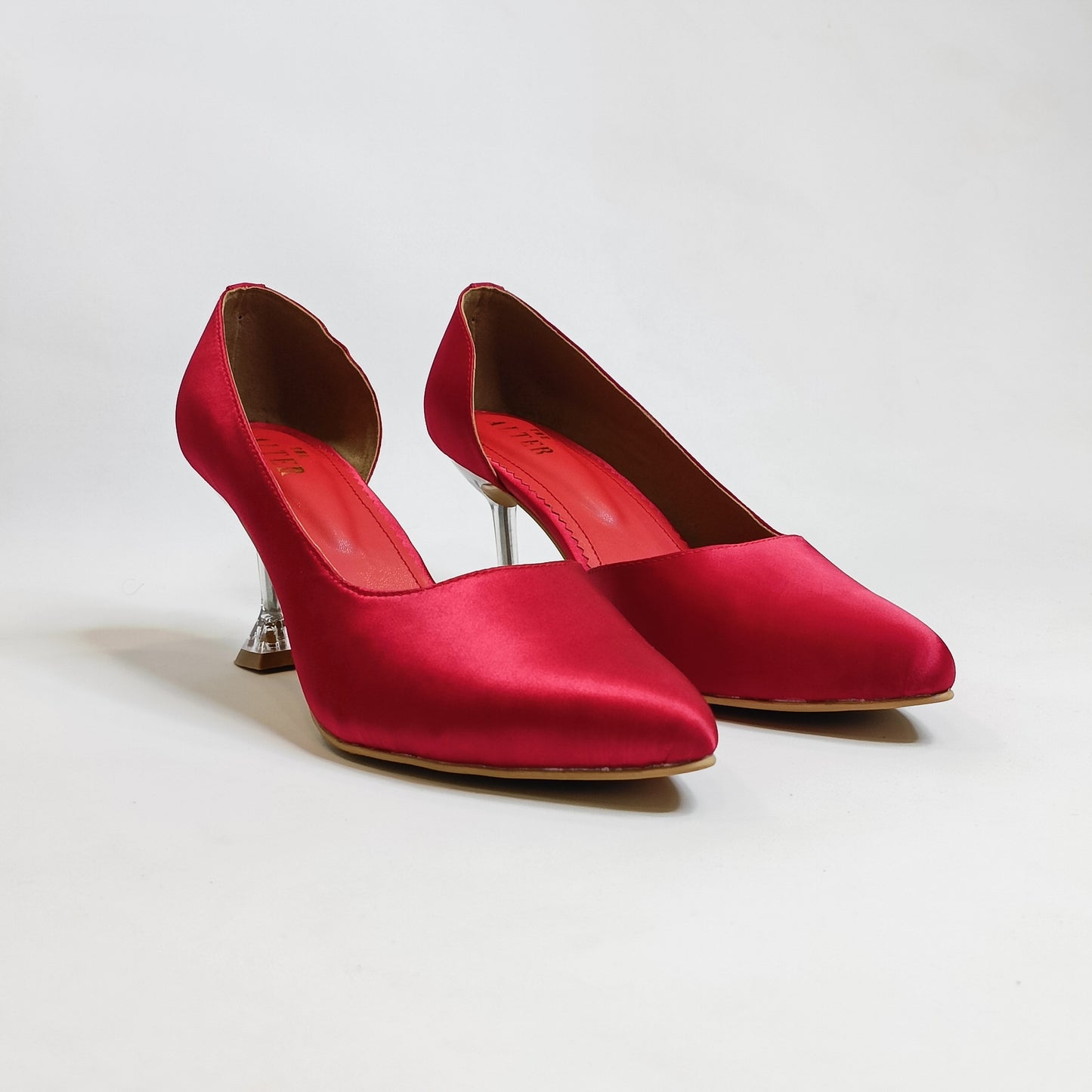 Rebecca Satin Pumps