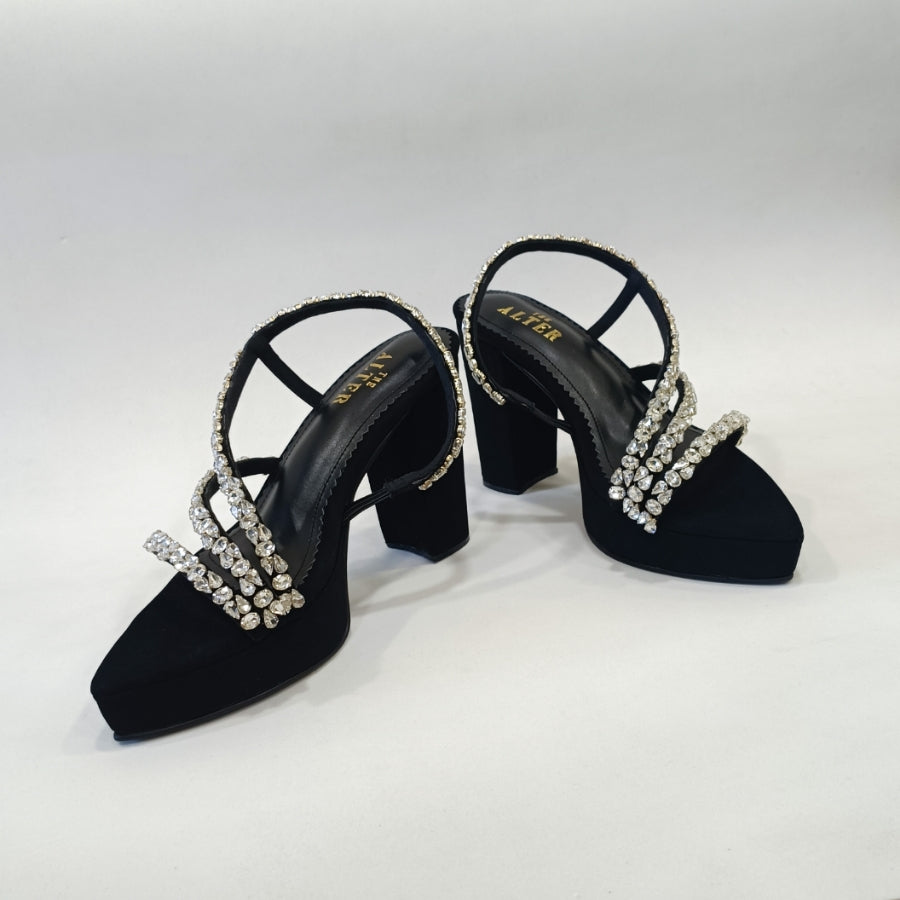 Kiara Embellished Platform Heels