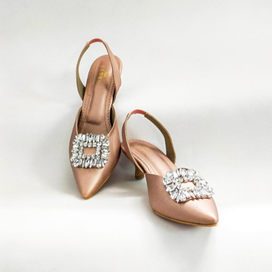 Alora Embellished Kitten Heels