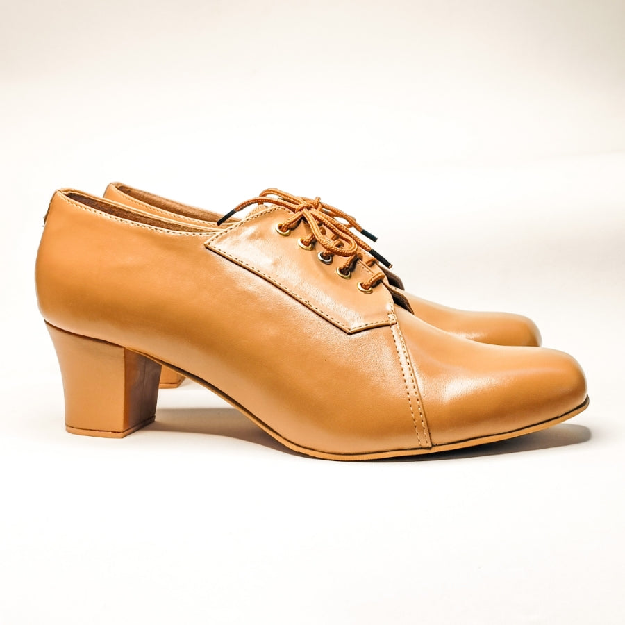 Clover Hazelnut Oxfords