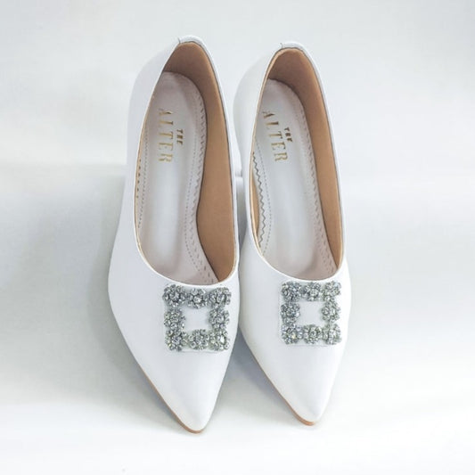 Riona Embellished Kitten heels