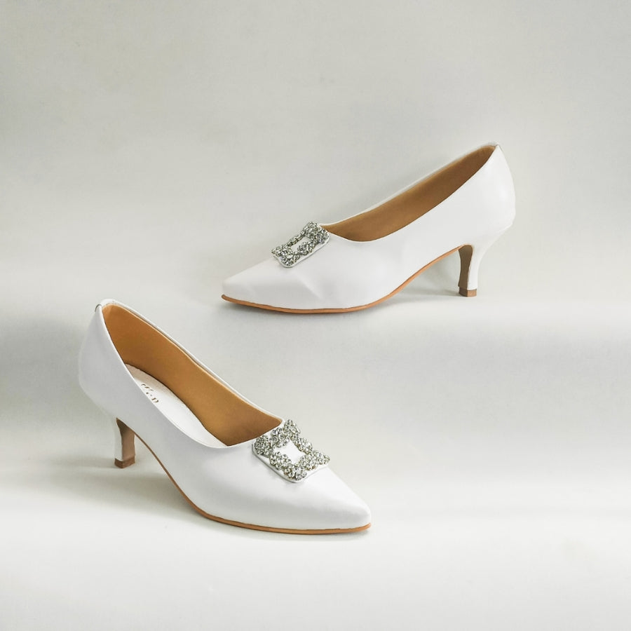 Riona Embellished Kitten heels