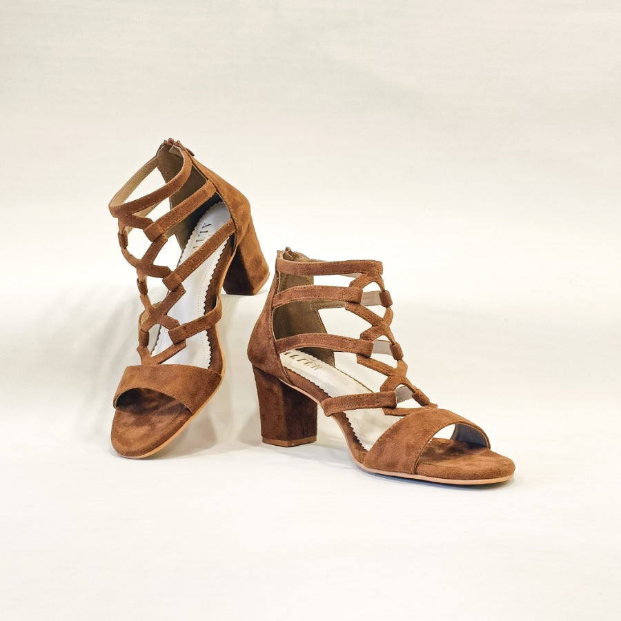 Georgina Gladiator Block Heels