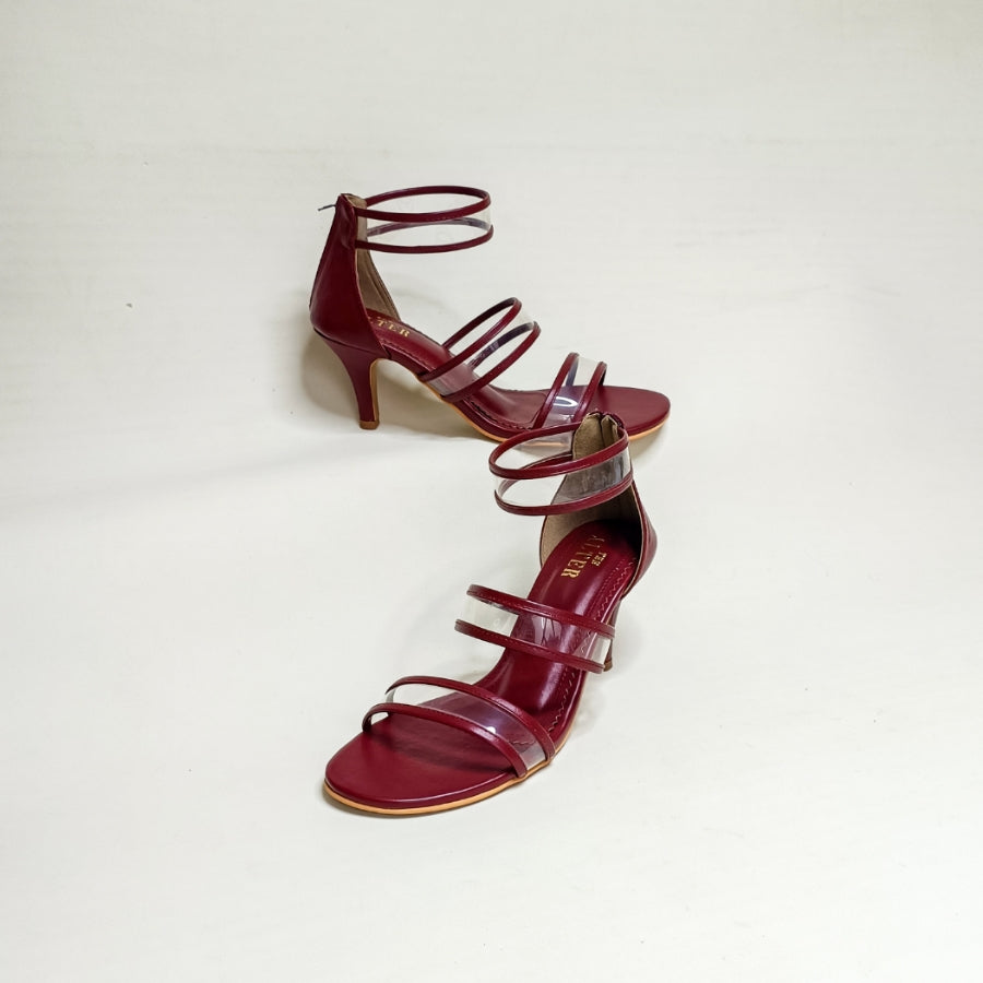 Triple Clear Strap Stilettos