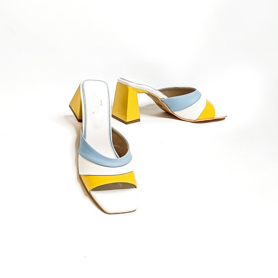 Cassie Colour Block Heels