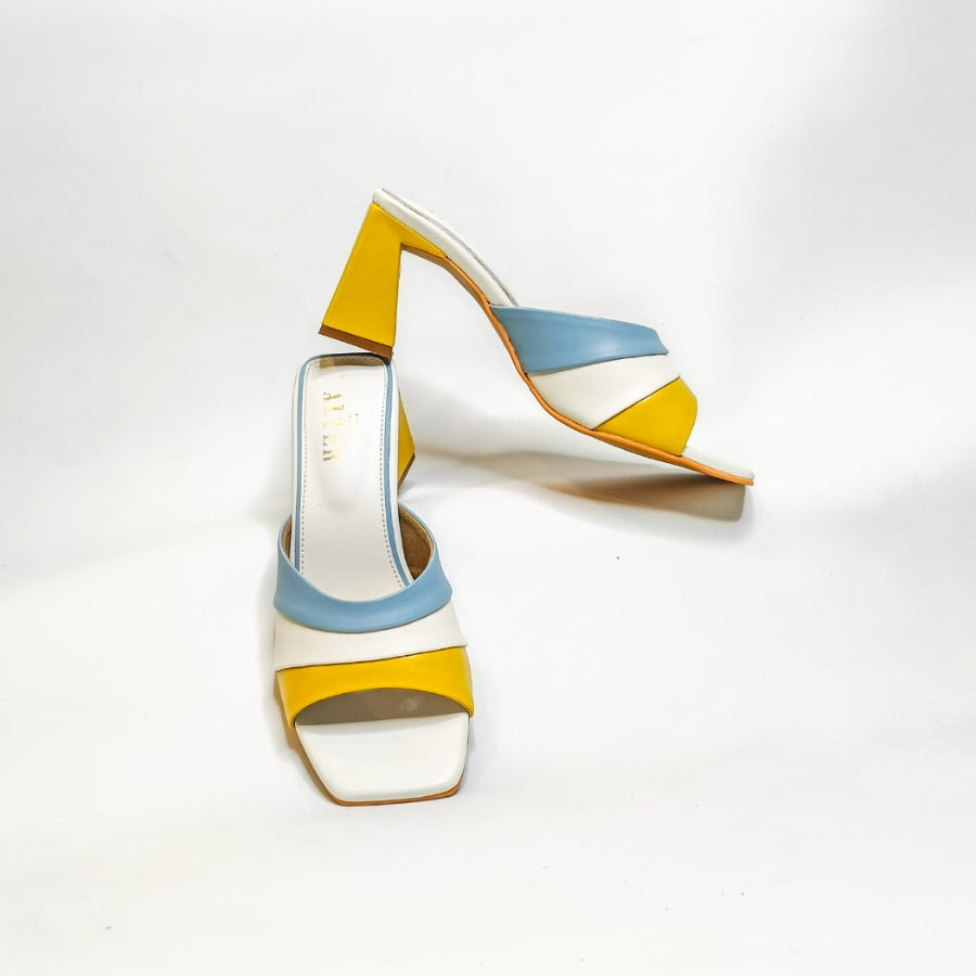 Cassie Colour Block Heels