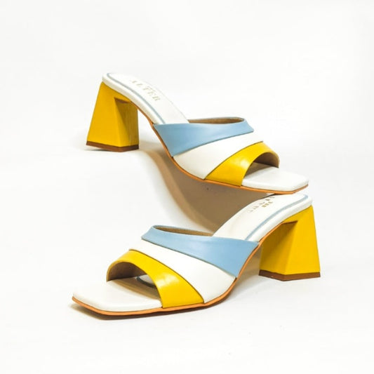 Cassie Colour Block Heels