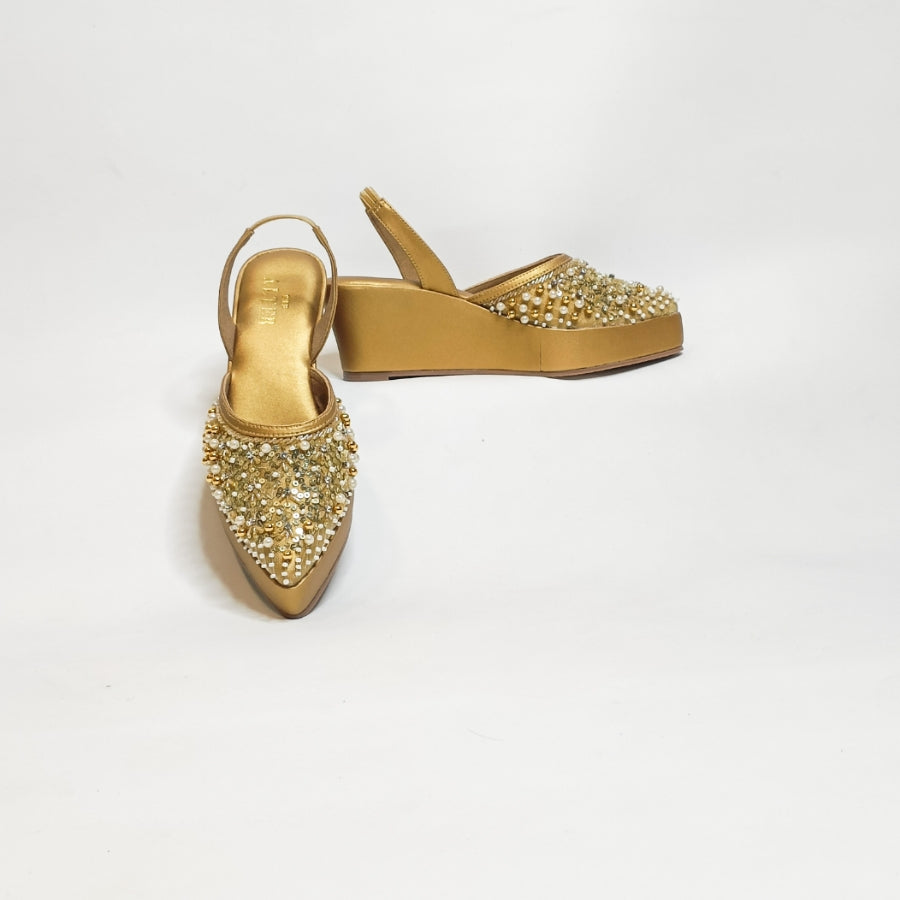 Amara Embellished Wedges