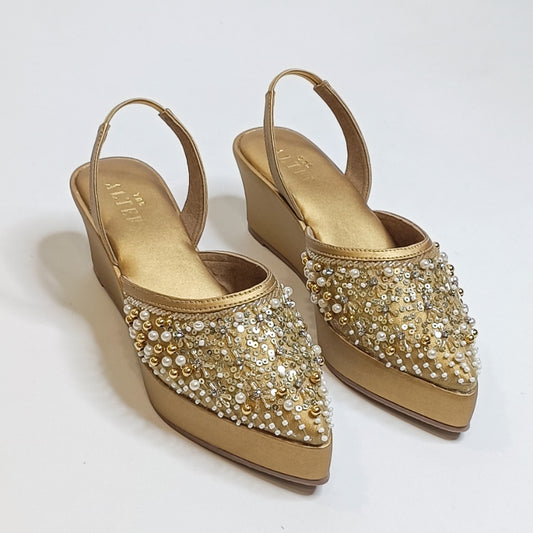 Amara Embellished Wedges