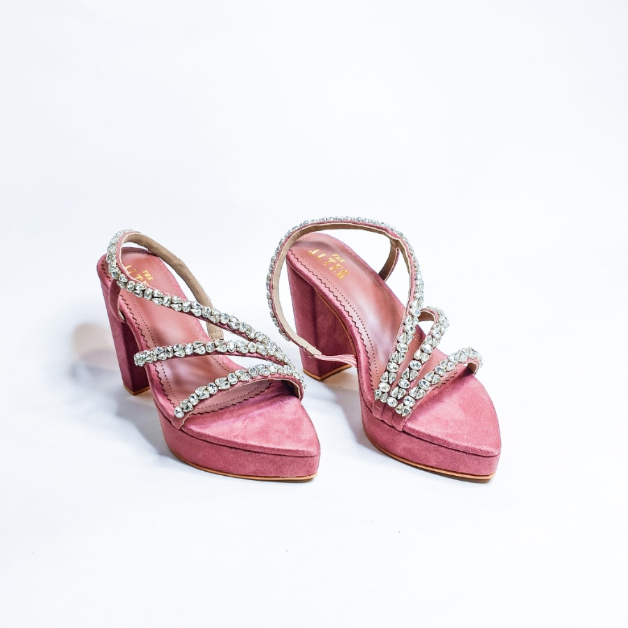 Kiara Embellished Platform Heels