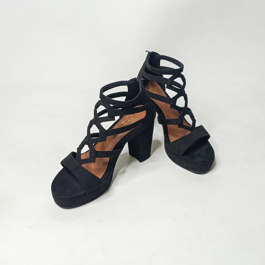 Georgina Gladiator Platform Block Heels