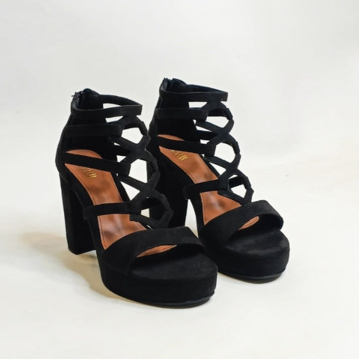 Georgina Gladiator Platform Block Heels