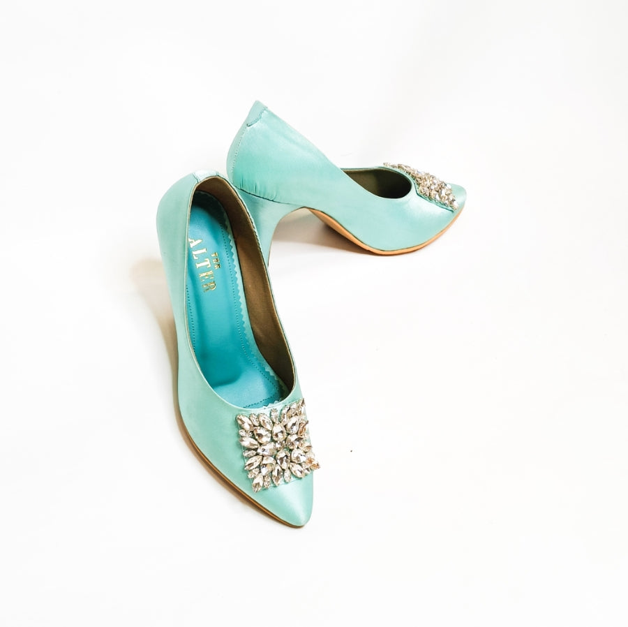 Crystal Embellished Pumps