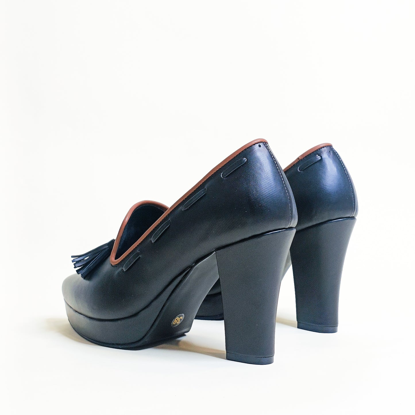 Vanessa Oxford Block Heels