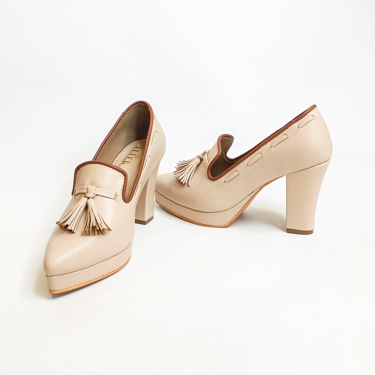 Vanessa Oxford Block Heels