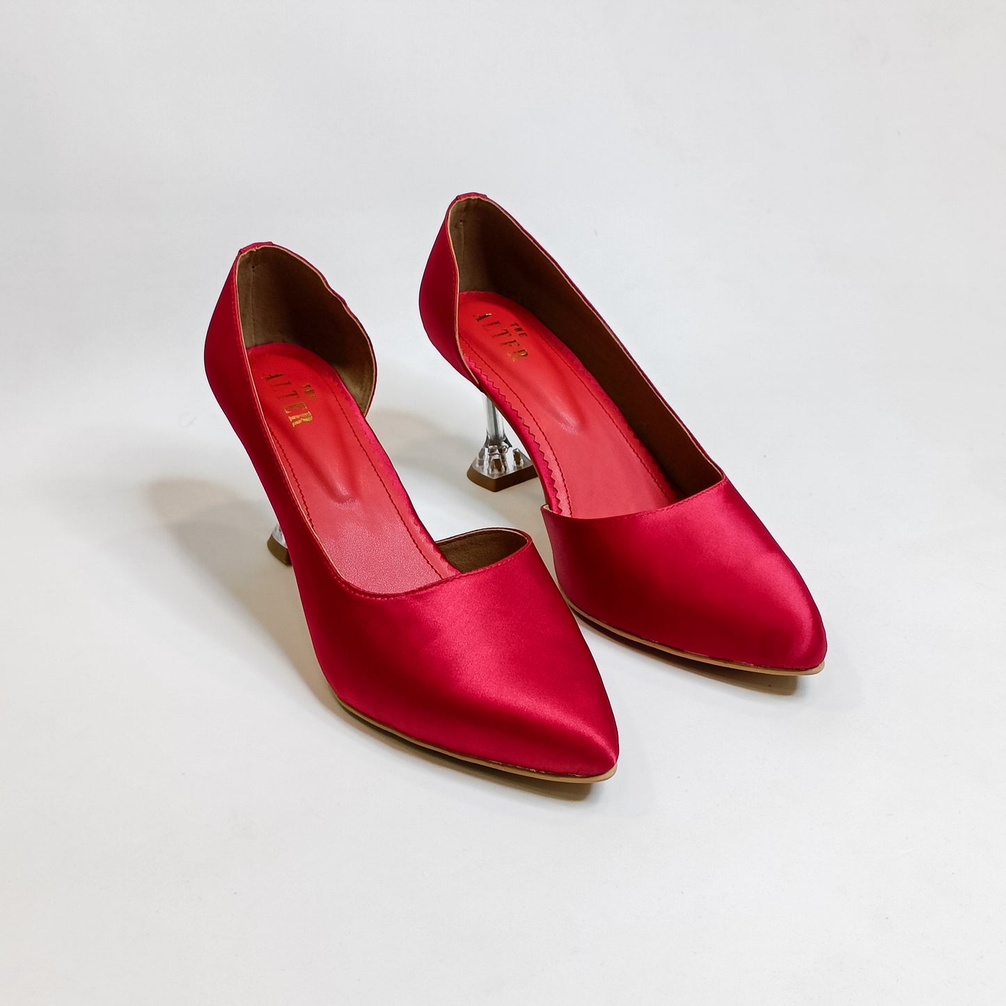 Rebecca Satin Pumps