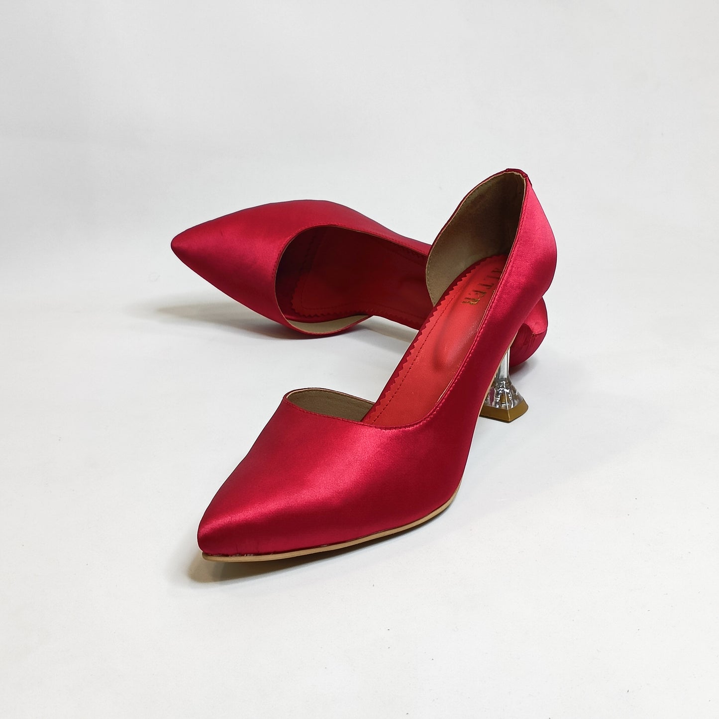 Rebecca Satin Pumps