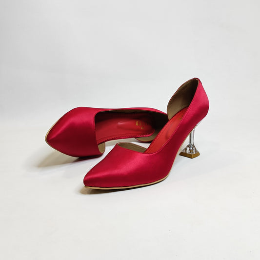 Rebecca Satin Pumps