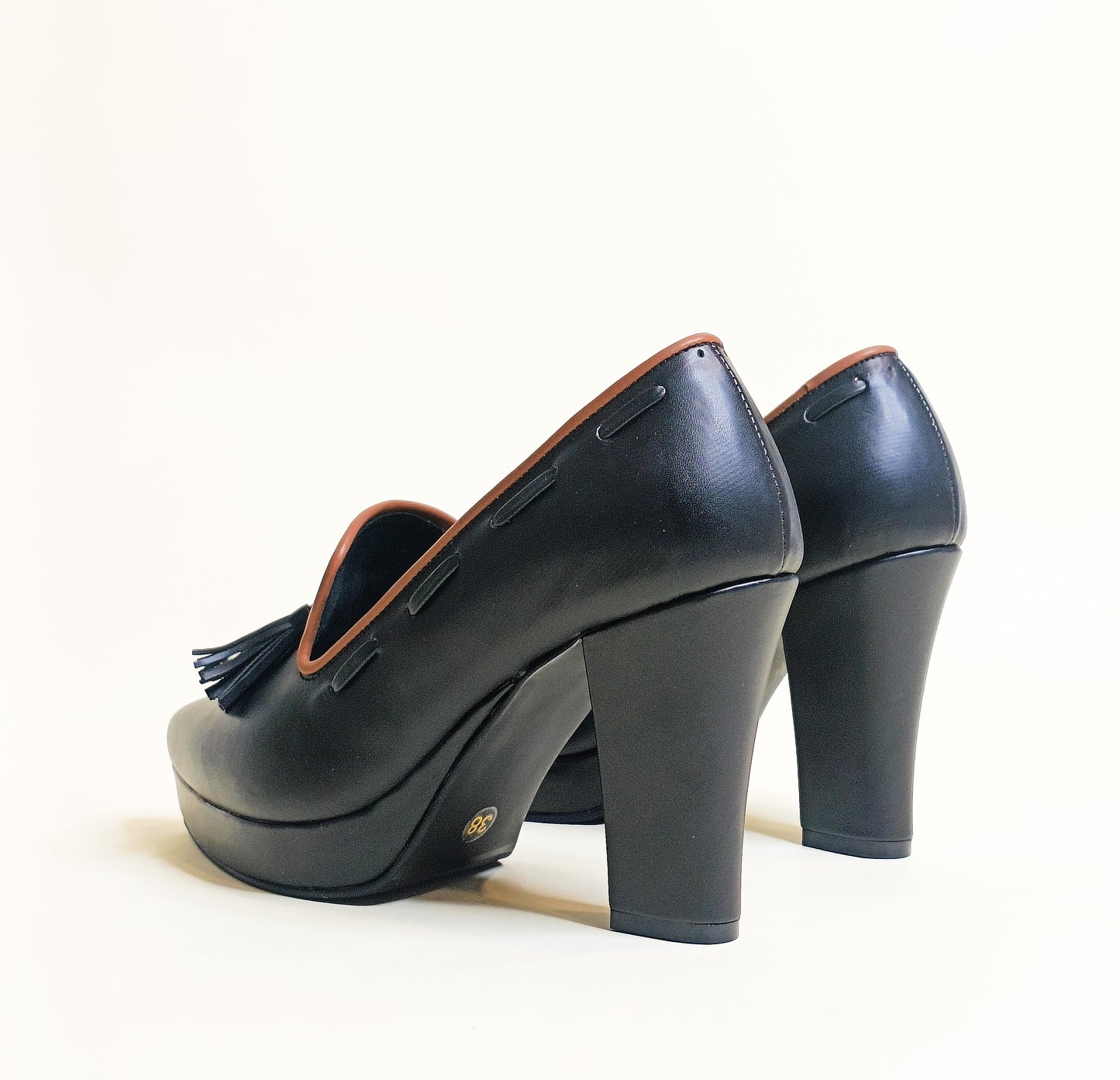 Vanessa Oxford Block Heels