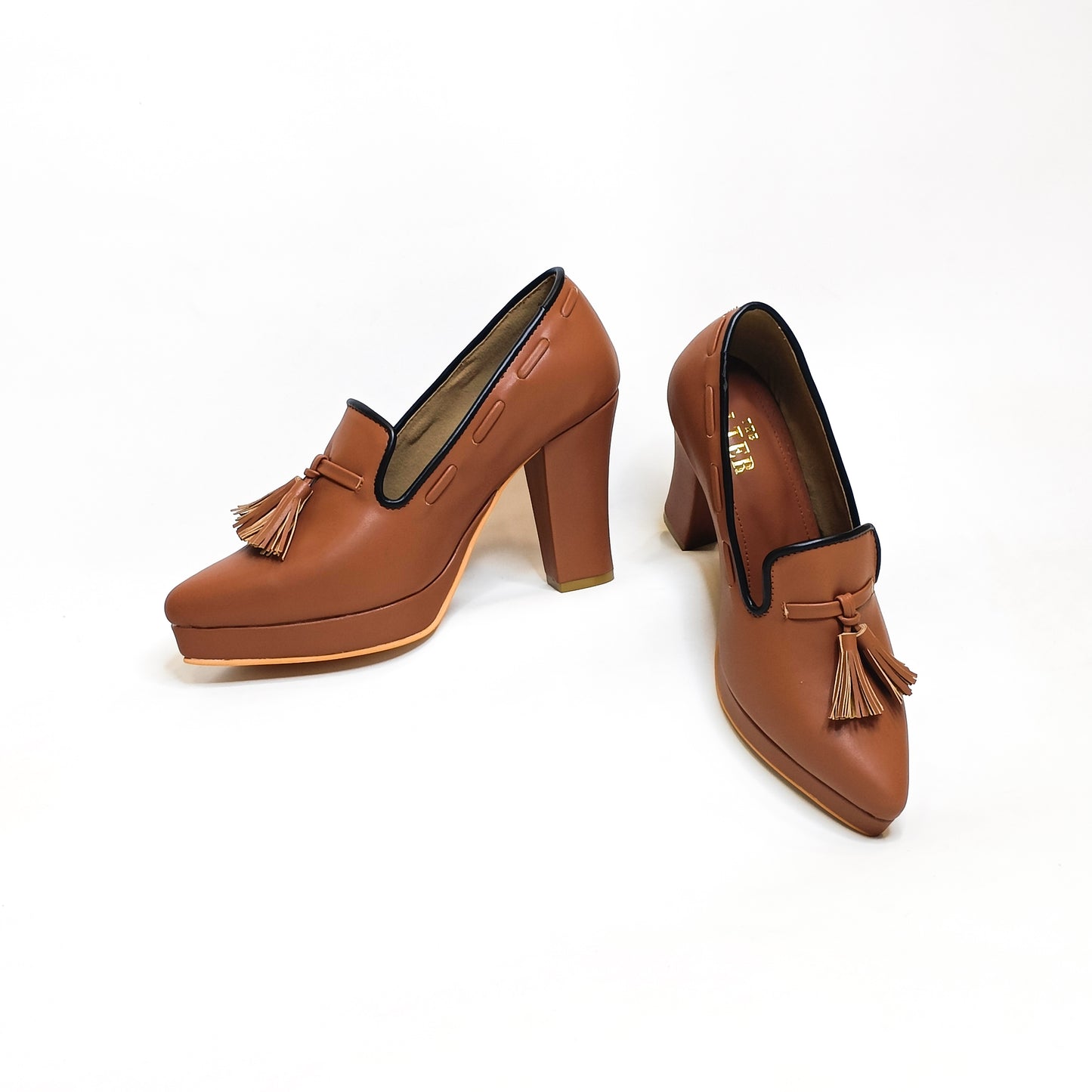 Vanessa Oxford Block Heels