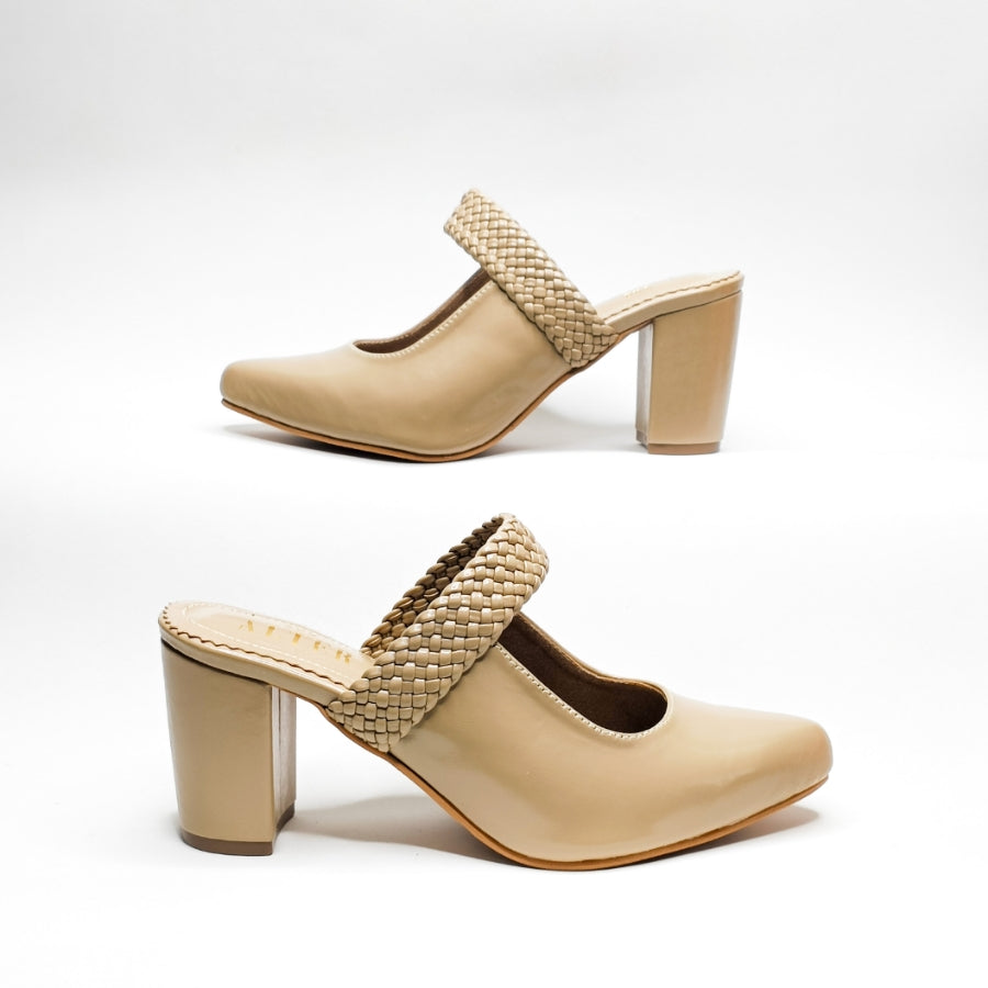 Woven Block Heels