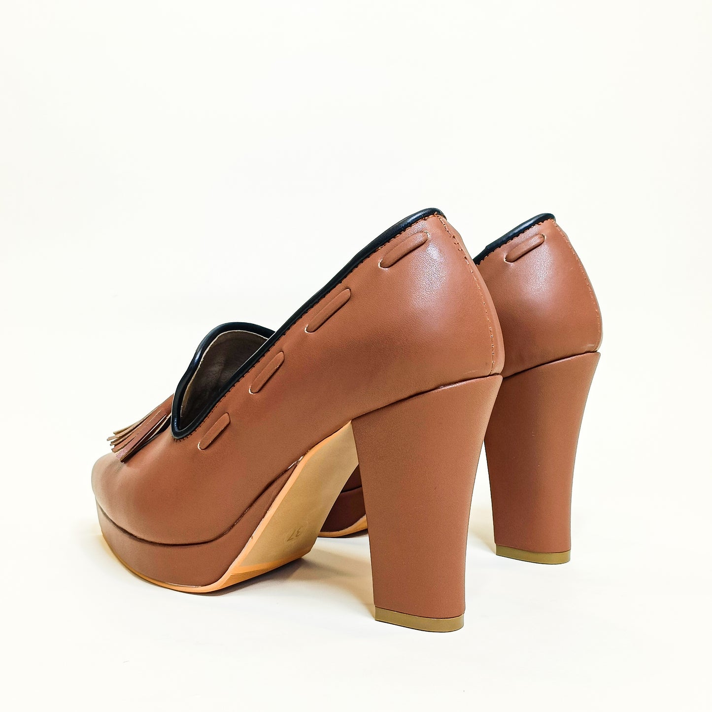 Vanessa Oxford Block Heels