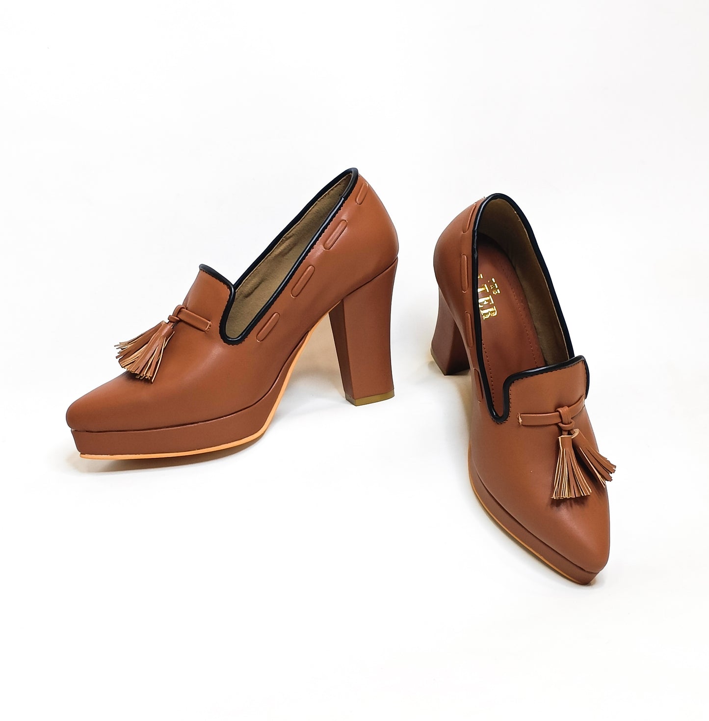 Vanessa Oxford Block Heels