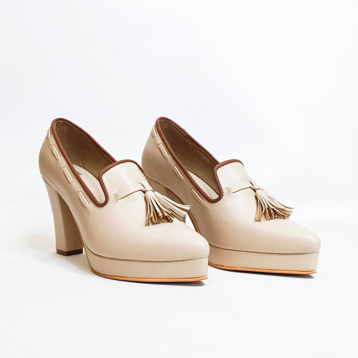 Vanessa Oxford Block Heels