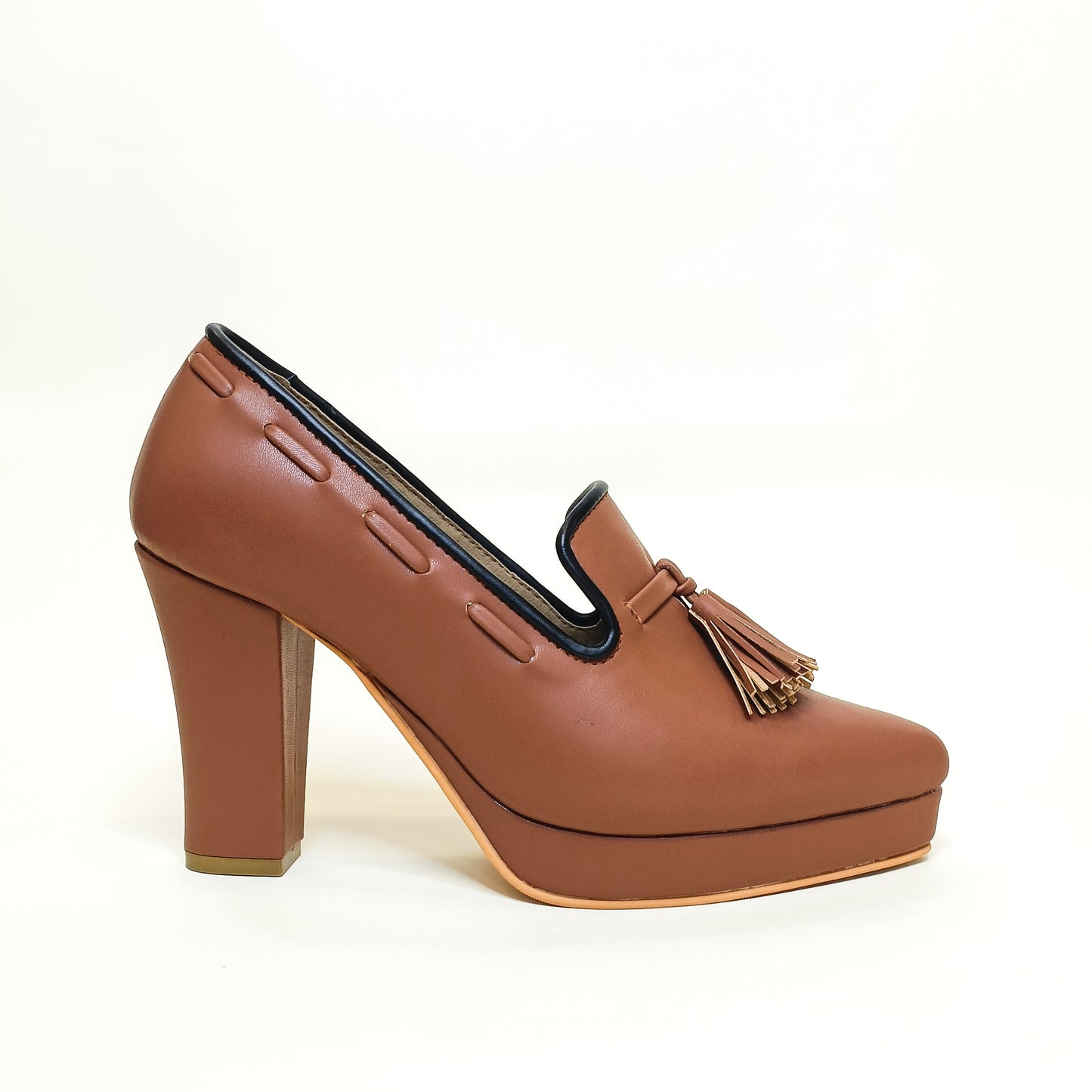 Vanessa Oxford Block Heels