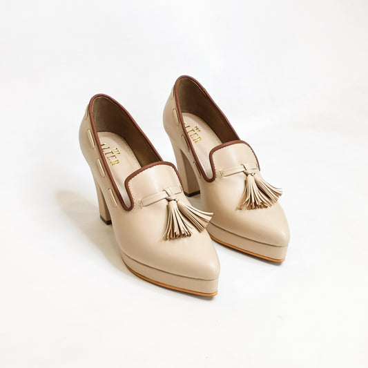 Vanessa Oxford Block Heels