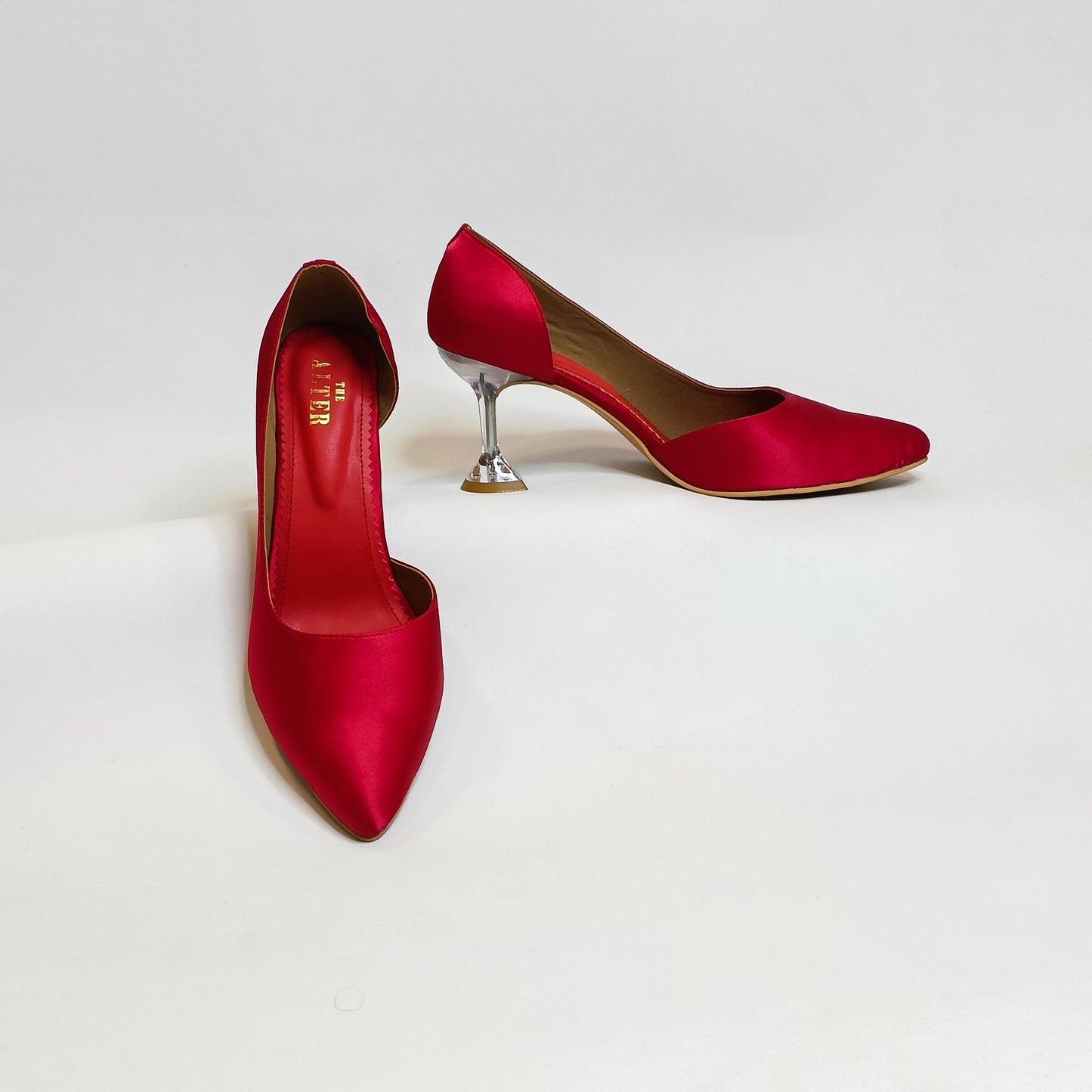 Rebecca Satin Pumps