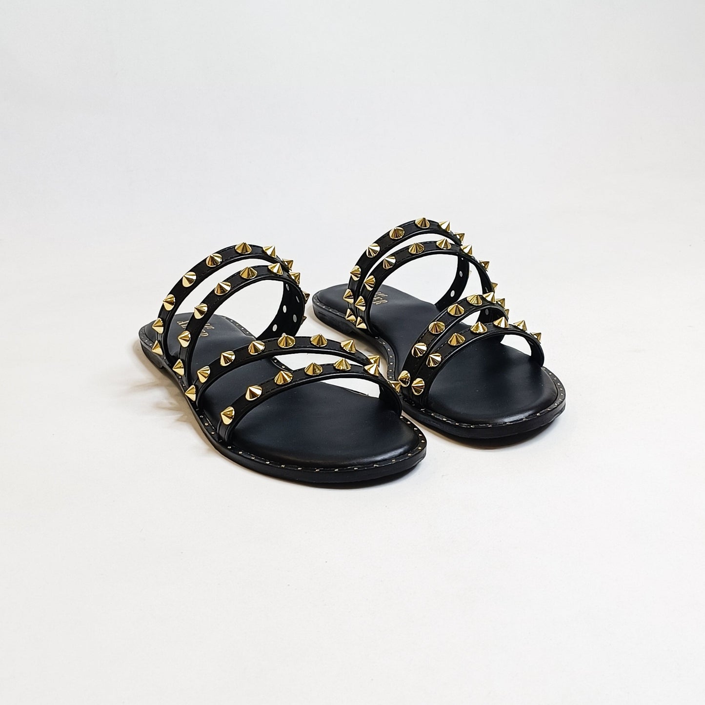 Studded Strappy Flats