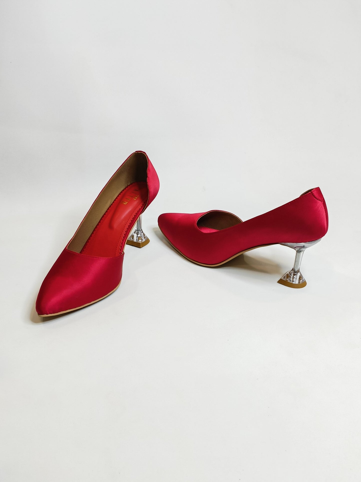 Rebecca Satin Pumps