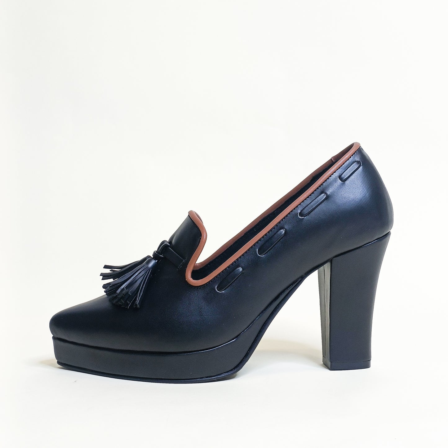 Vanessa Oxford Block Heels