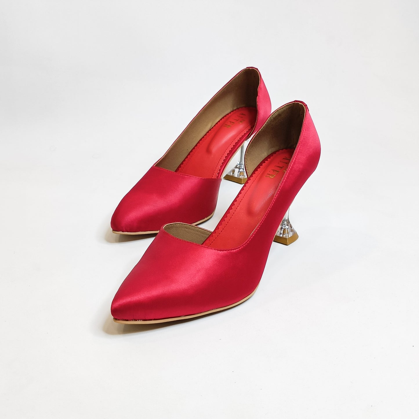 Rebecca Satin Pumps