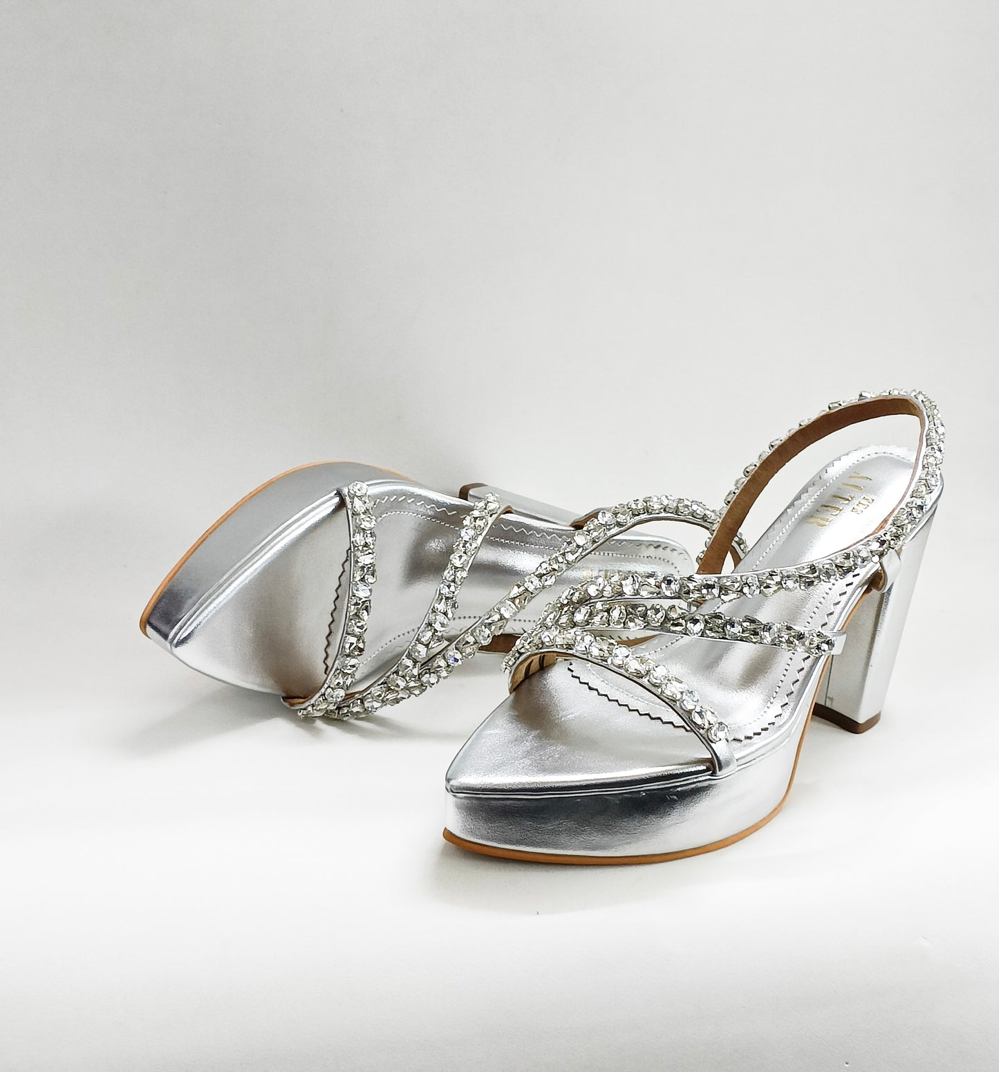 Kiara Embellished Platform Heels