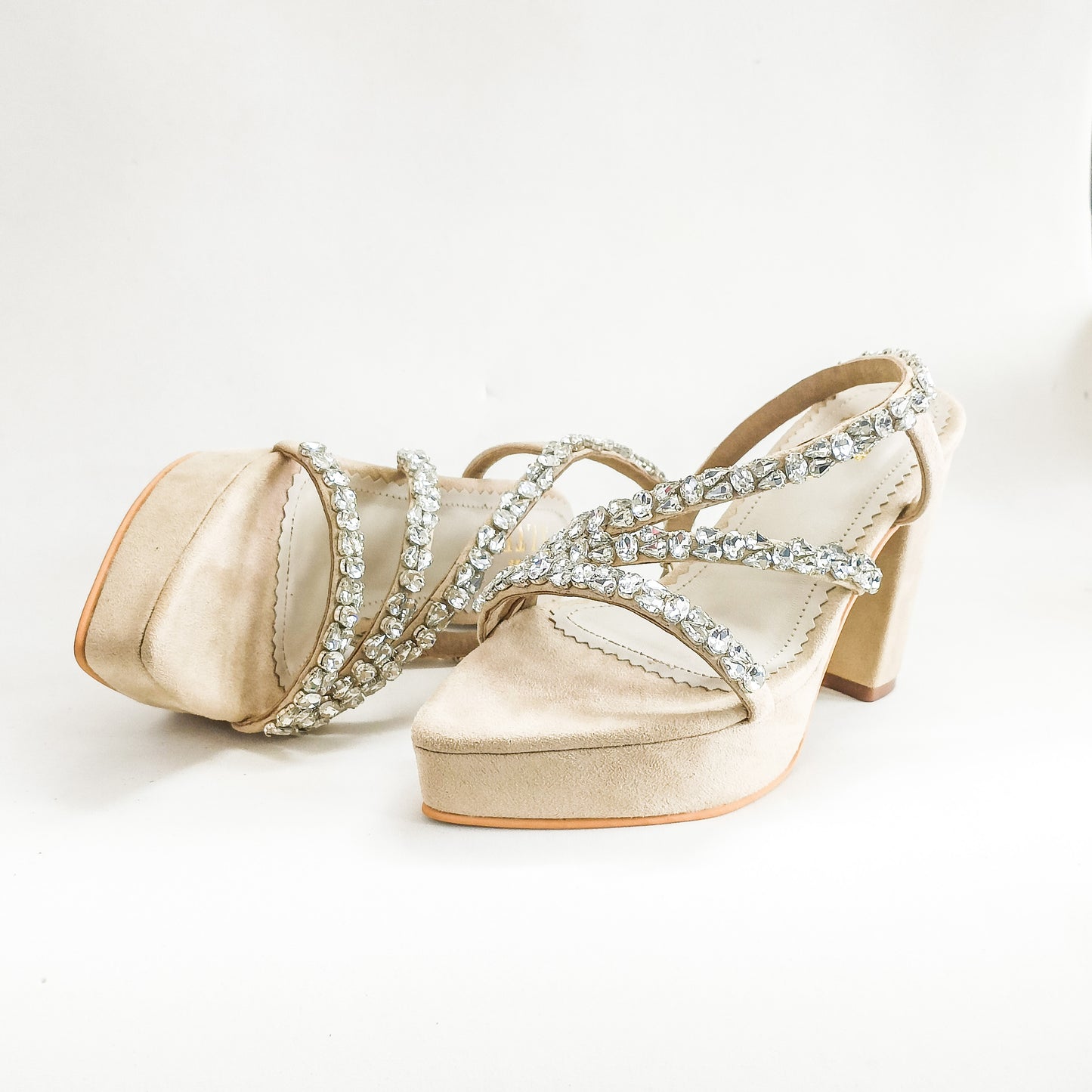 Kiara Embellished Platform Heels