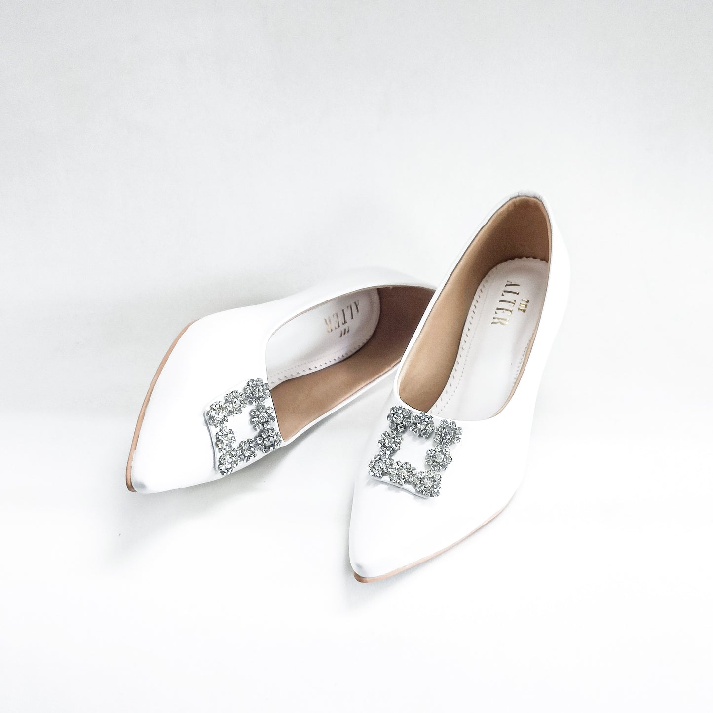 Riona Embellished Kitten heels