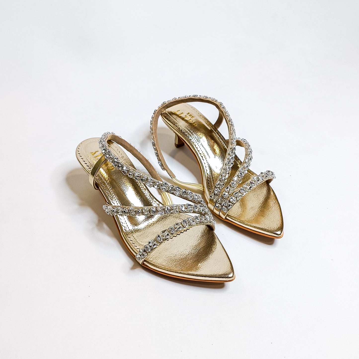 Kiara Embellished Kitten Heels