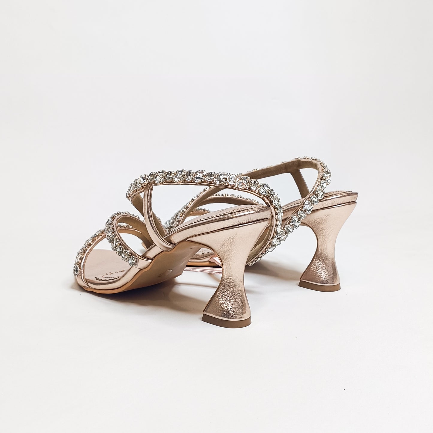 Kiara Embellished Hour Glass Heels