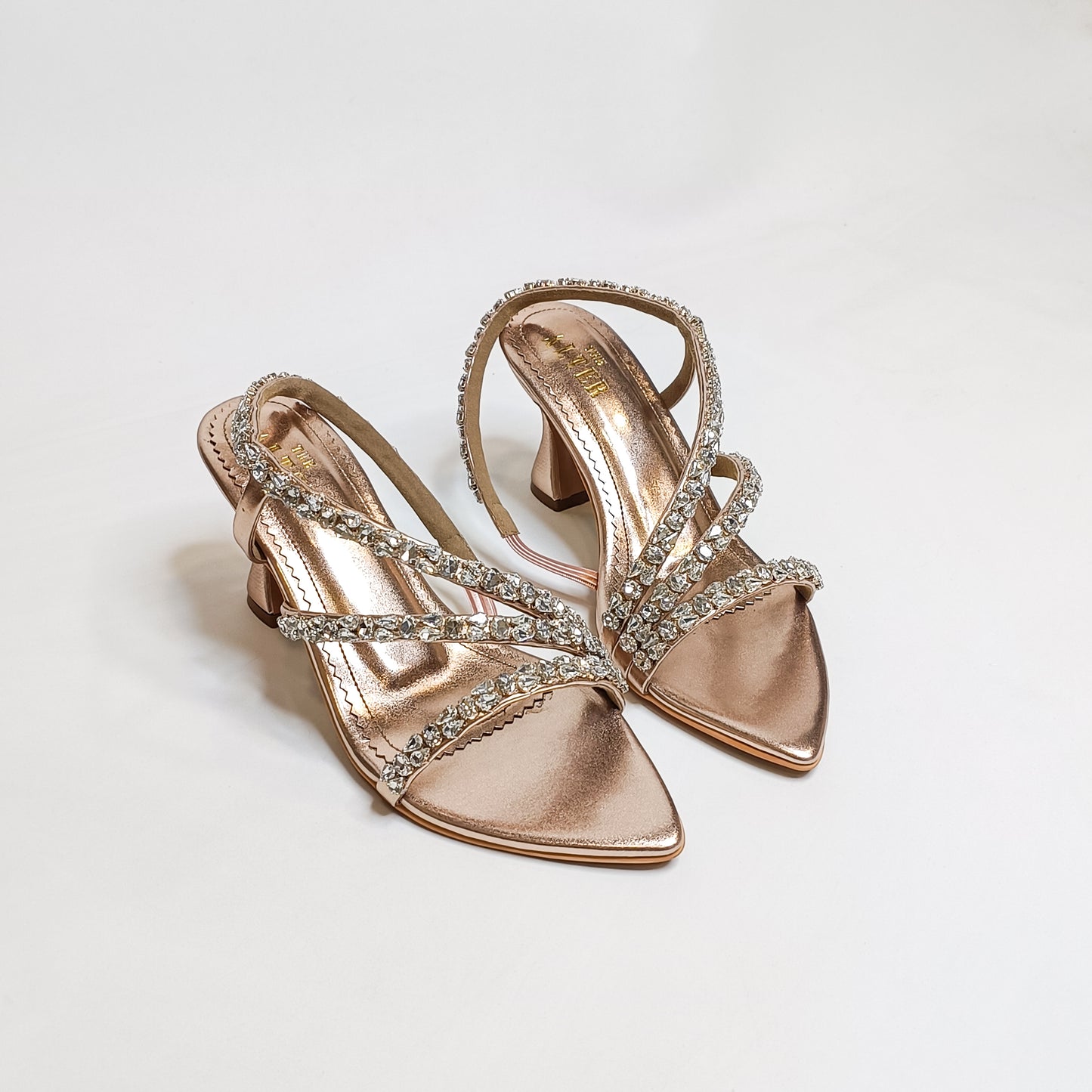 Kiara Embellished Hour Glass Heels