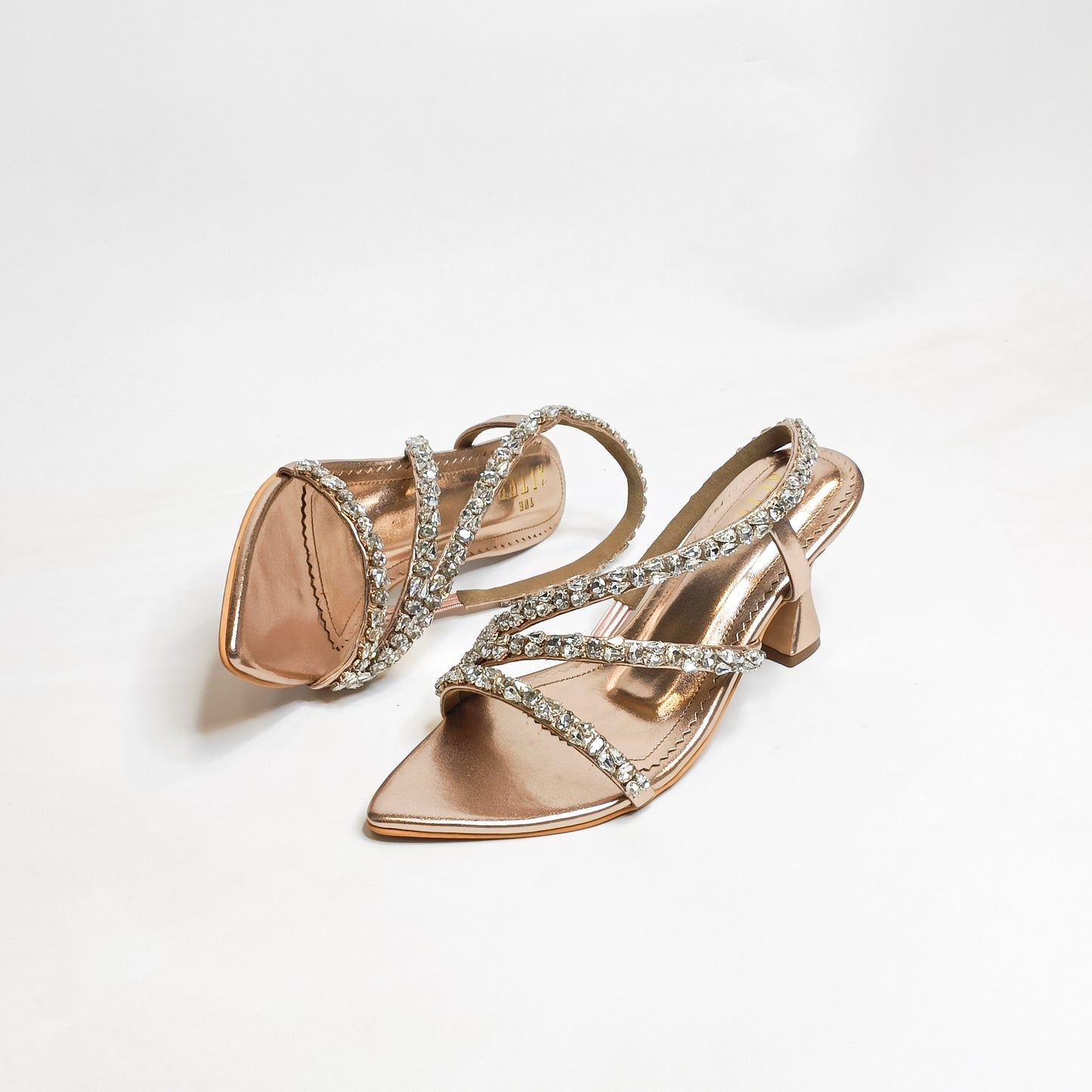 Kiara Embellished Hour Glass Heels