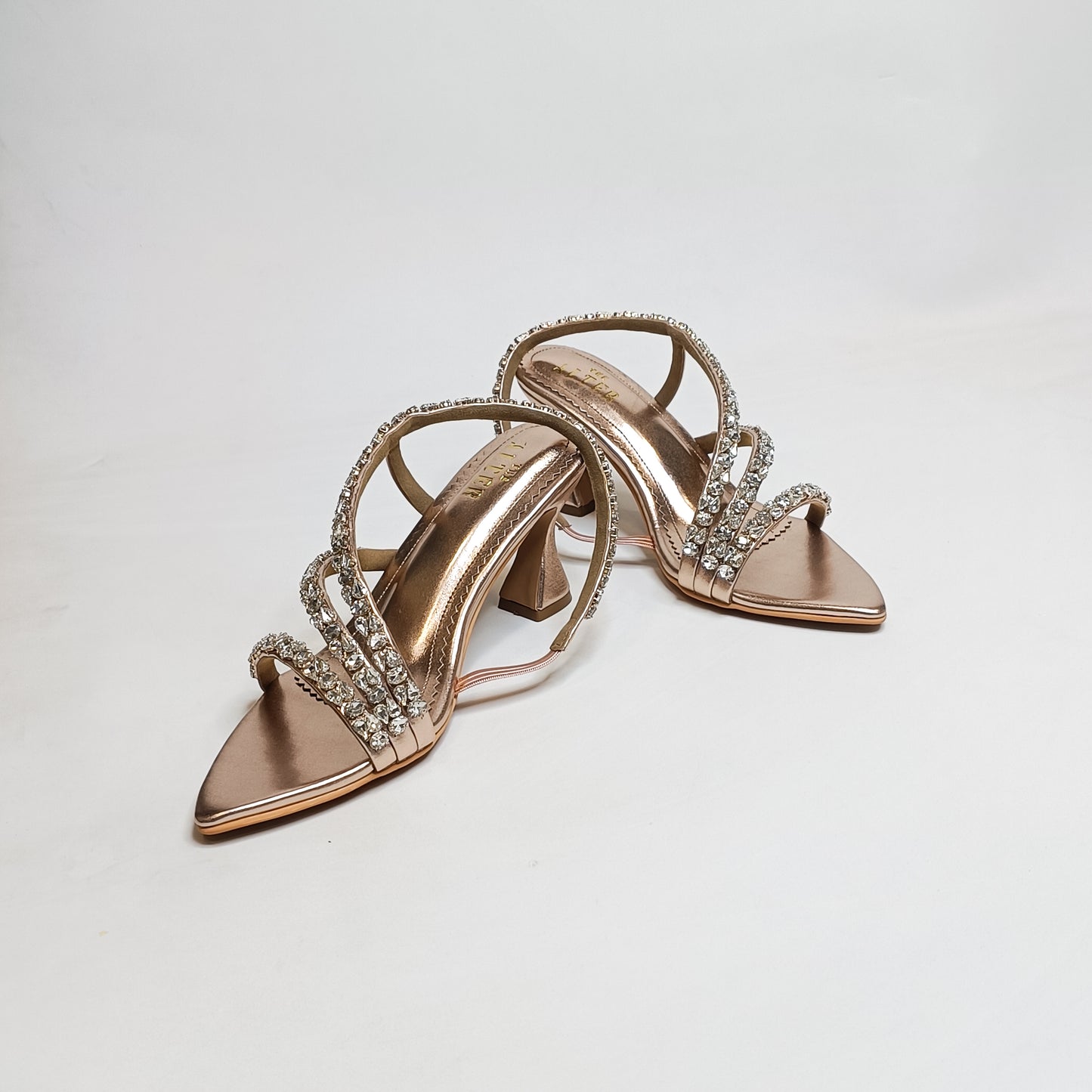 Kiara Embellished Hour Glass Heels