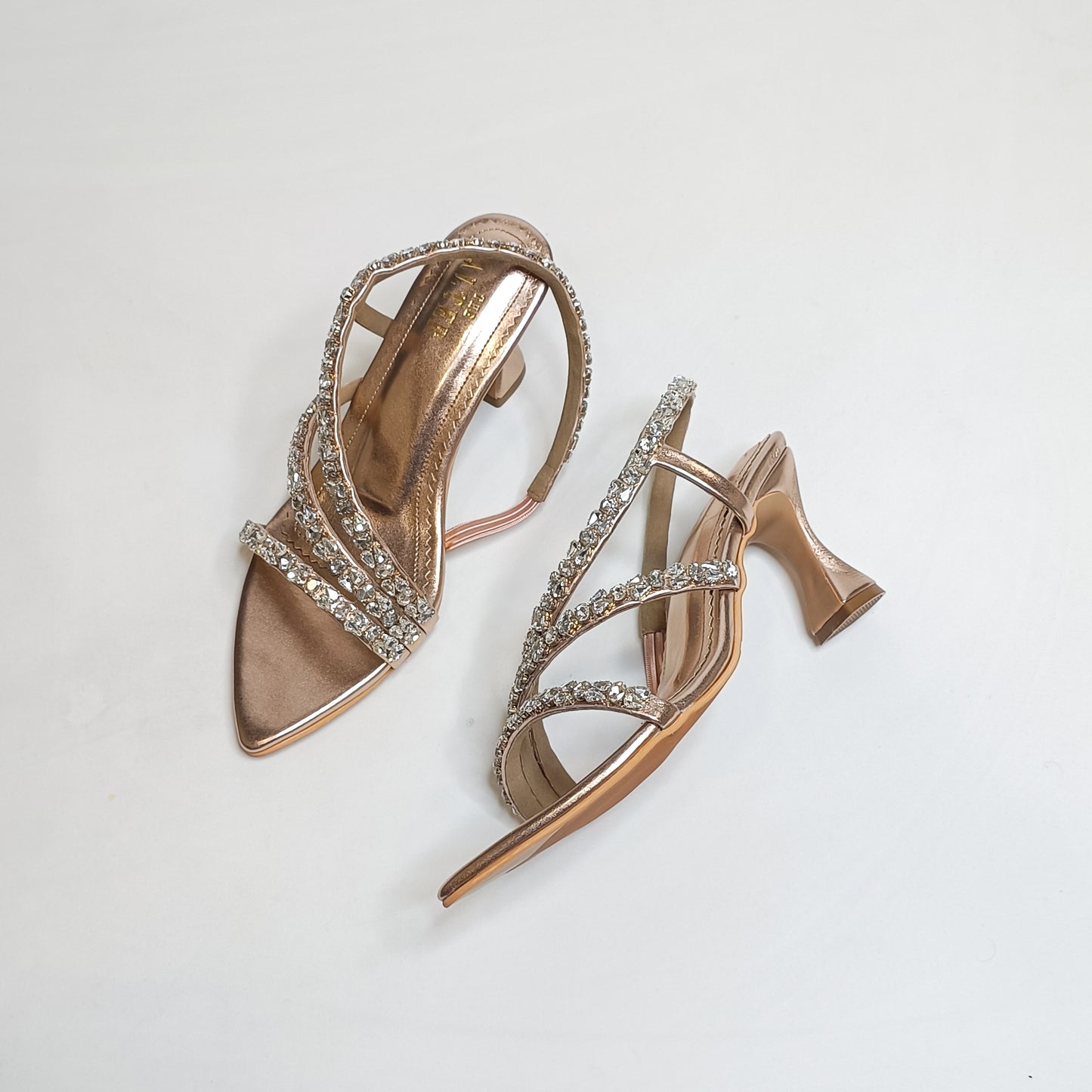 Kiara Embellished Hour Glass Heels