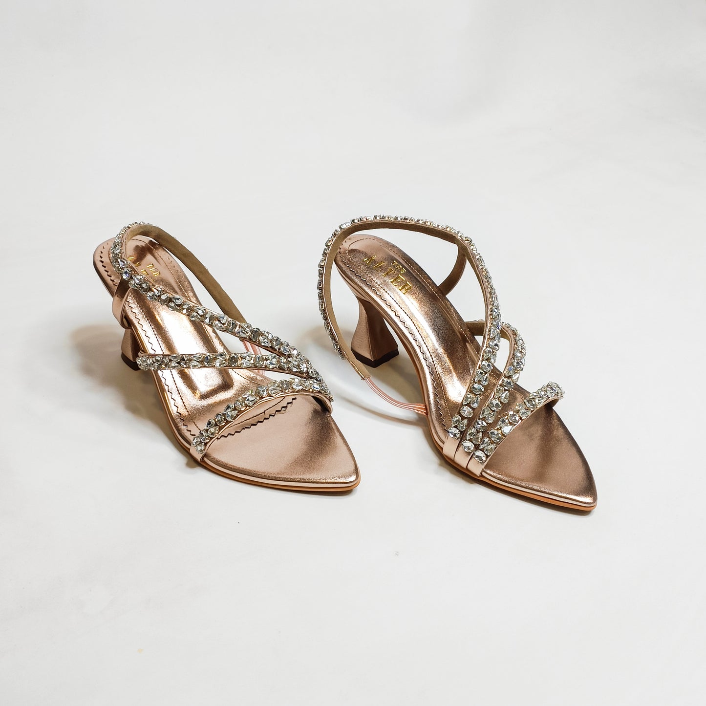 Kiara Embellished Hour Glass Heels