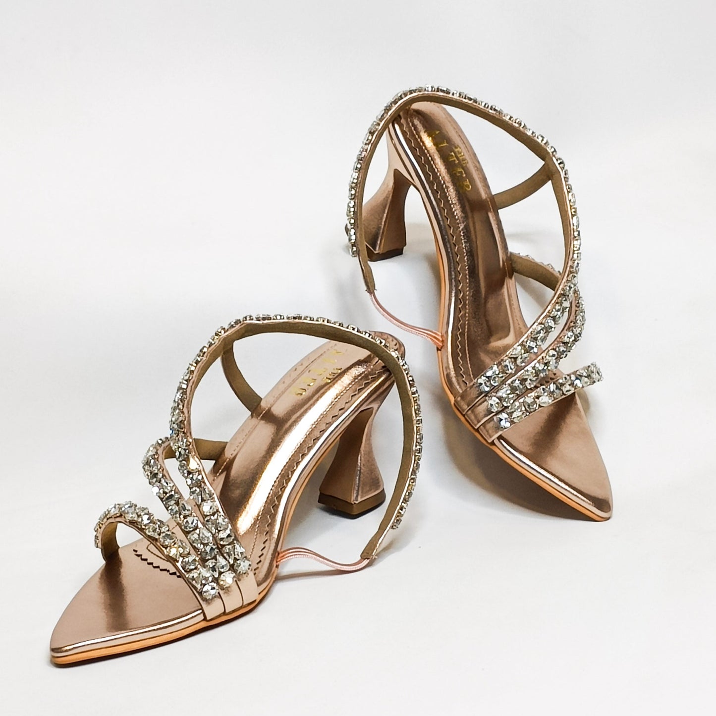 Kiara Embellished Hour Glass Heels