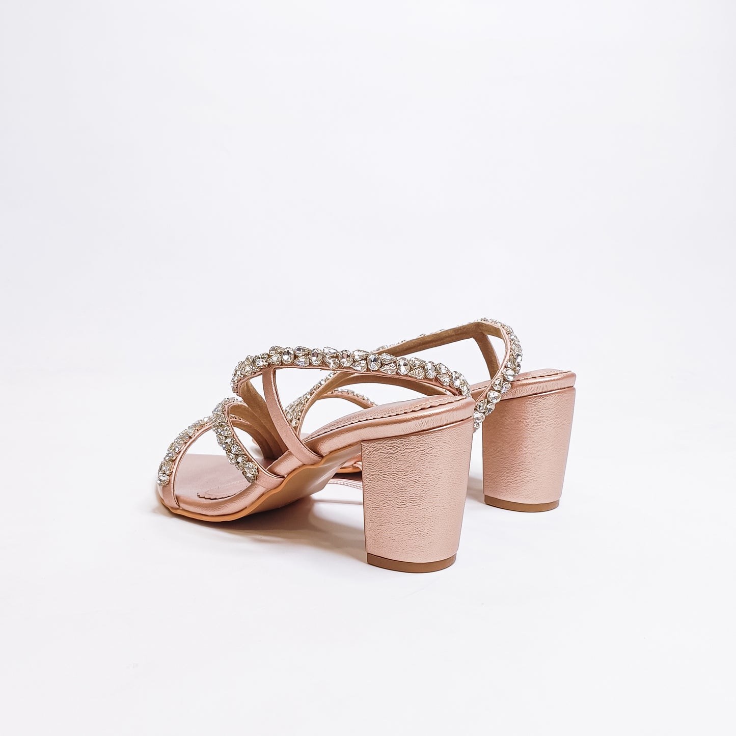 Kiara Embellished Block Heels