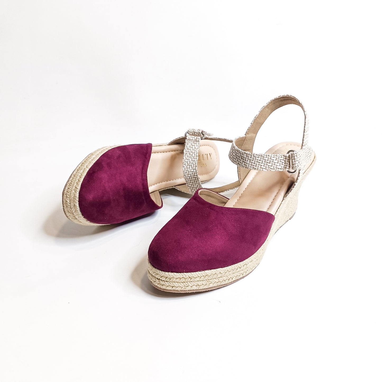 Slingback Jute Wedges