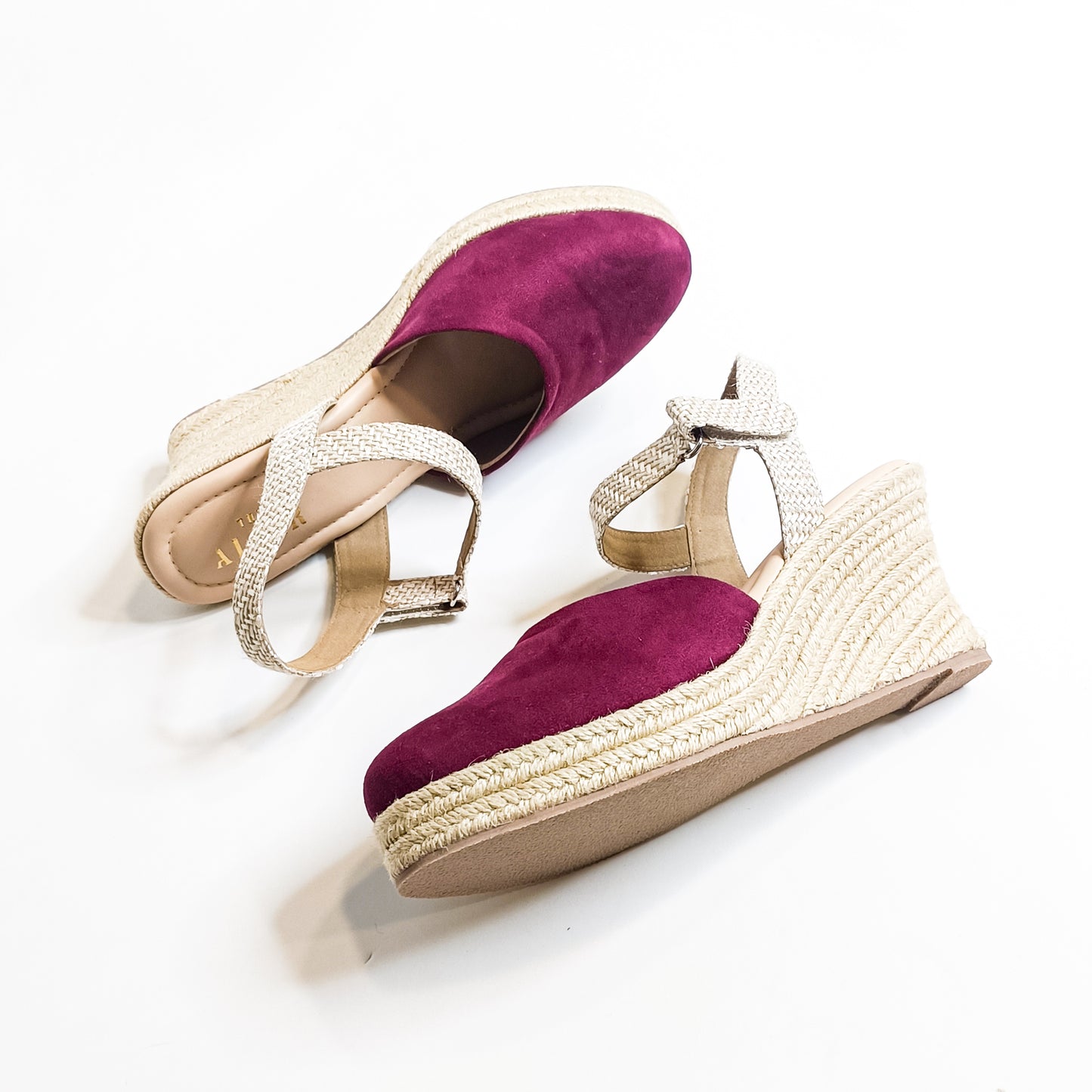 Slingback Jute Wedges